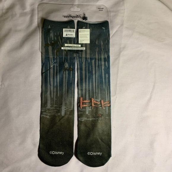 Disney Nightmare Before Christmas Jack Skellington Sally Lock Shock Barrel Socks - Picture 3 of 3